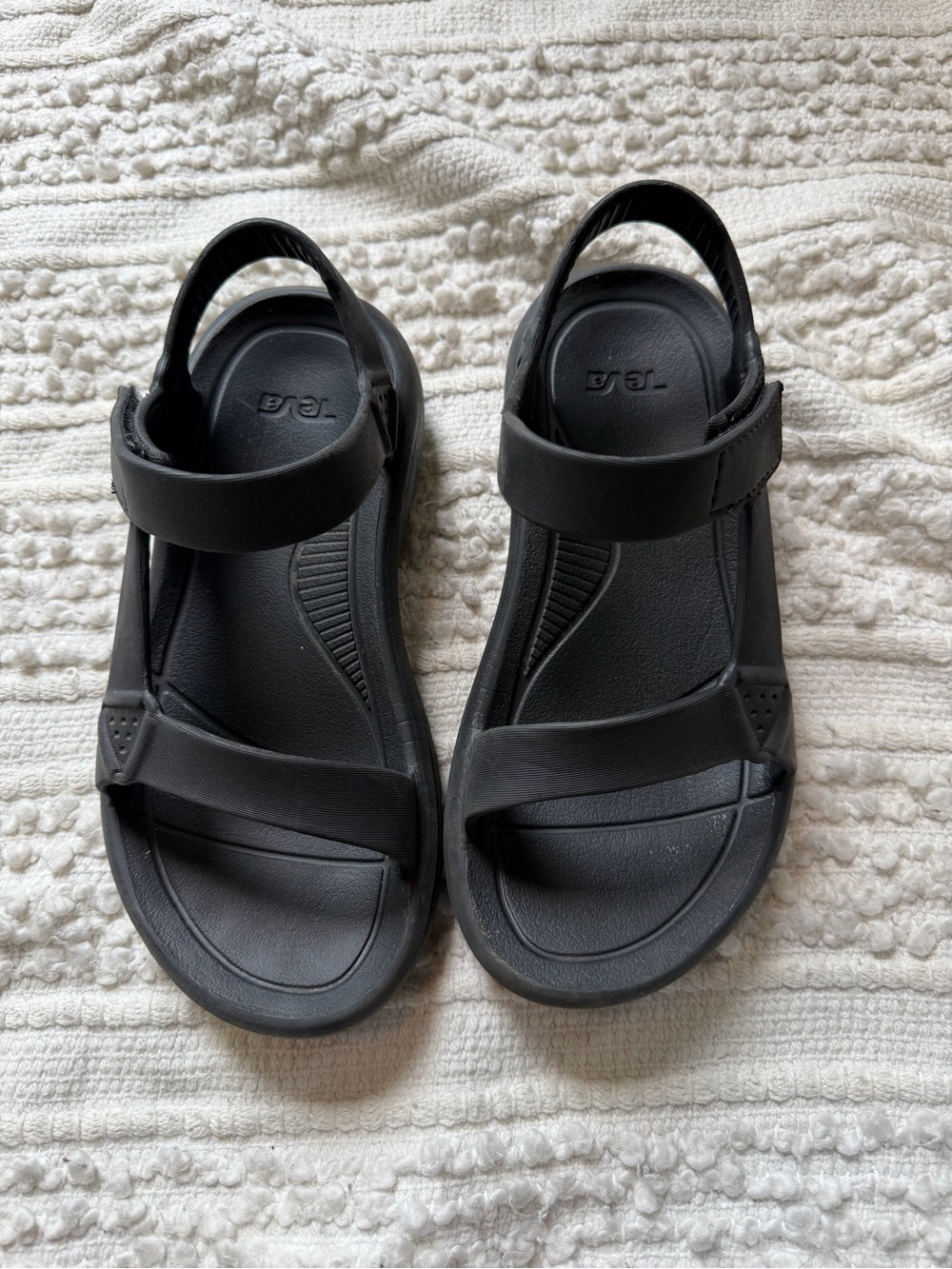 Teva Black Outdoor Sport Sandals with Dual Straps